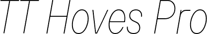 TT Hoves Pro Trl Cnd Hairline Italic