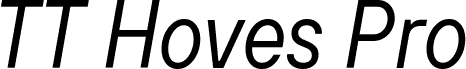 TT Hoves Pro Trl Cnd Italic
