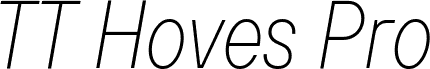 TT Hoves Pro Trl Cnd Thin Italic