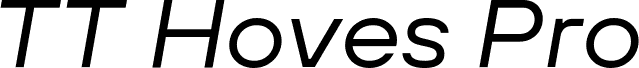 TT Hoves Pro Trl Expanded Italic