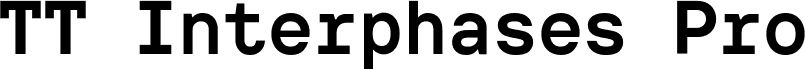 TT Interphases Pro Mono Trl Bold