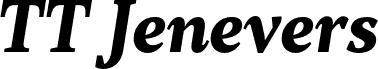 TT Jenevers Trl ExtraBold Italic font