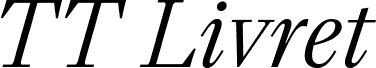 TT Livret Trial Italic Variable