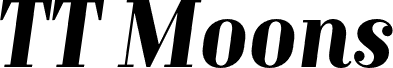 TT Moons Trial Bold Italic