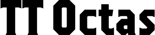 Preview of the TT Octas Trial Black font