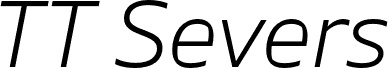 TT Severs Trial Light Italic шрифт