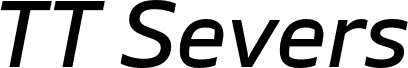 TT Severs Trial Medium Italic шрифт
