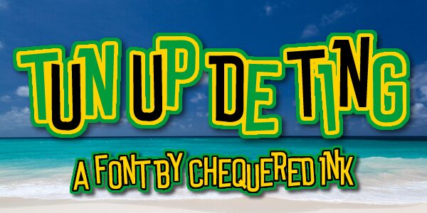 Tun Up De Ting Czcionka