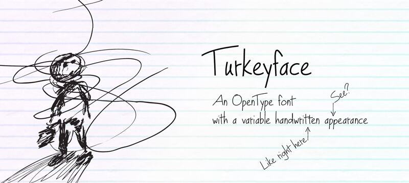 Turkeyface Schriftart