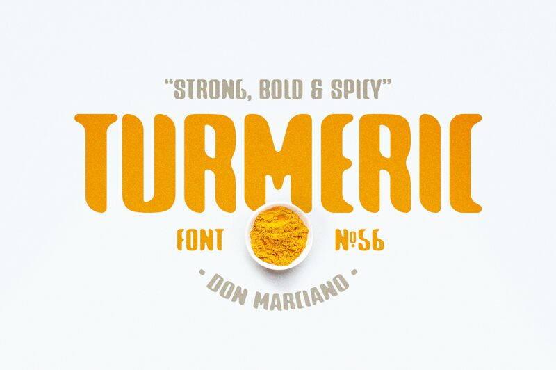 Turmeric Schriftart