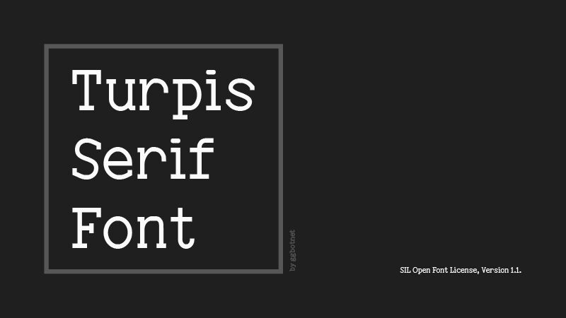 Turpis Шрифт