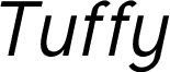 Tuffy Italic