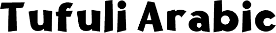 Tufuli Arabic DEMO Bold font