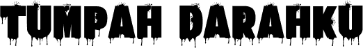 Tumpah Darahku шрифт