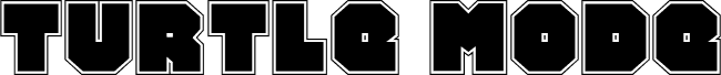 Preview of the Turtle Mode Academy font