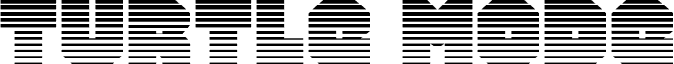 Preview of the Turtle Mode Gradient font