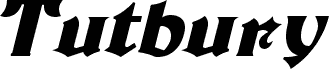 Tutbury Bold Italic