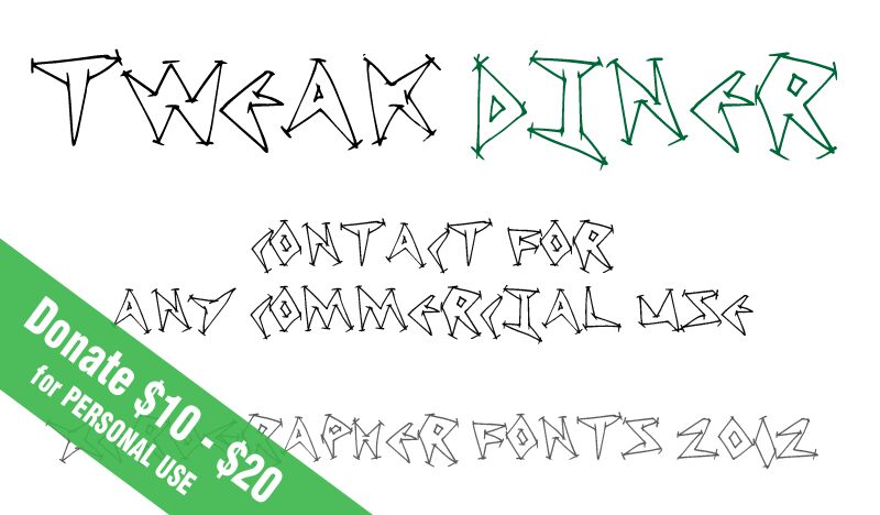 TweakDiner Carattere