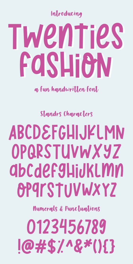 TwentiesFashion Carattere