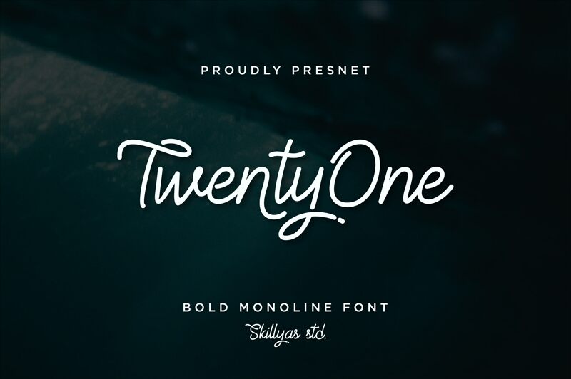 TwentyOne Czcionka