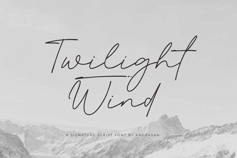 Twilight Wind الخط