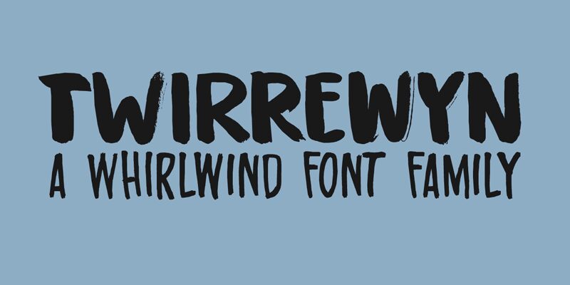 Twirrewyn Schriftart