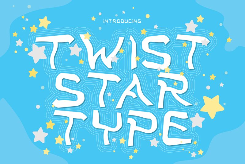 Twist Star Type Font