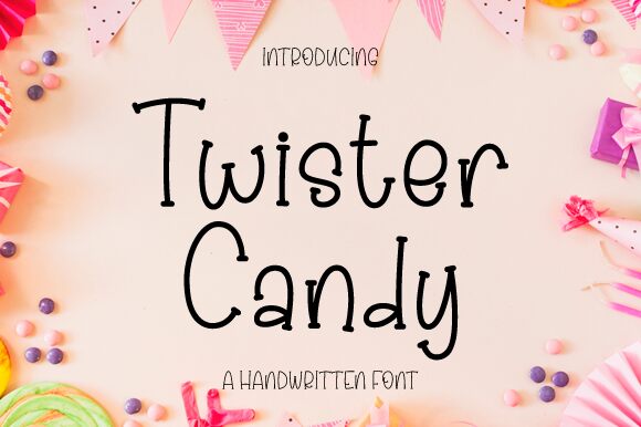 Twister Candy Czcionka
