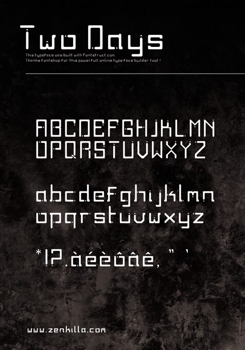 twodays Czcionka