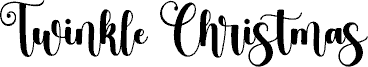Twinkle Christmas шрифт