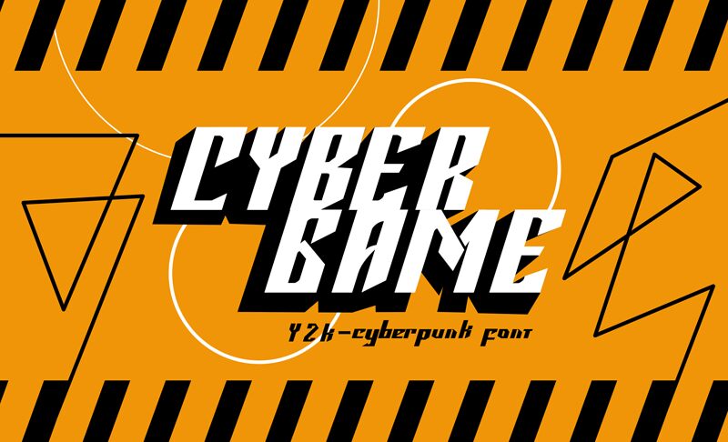 Cybergame Schriftart