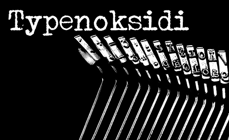 Typenoksidi Schriftart