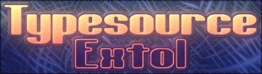 Typesource Extol Czcionka