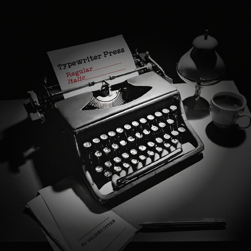 Typewriter Press الخط 