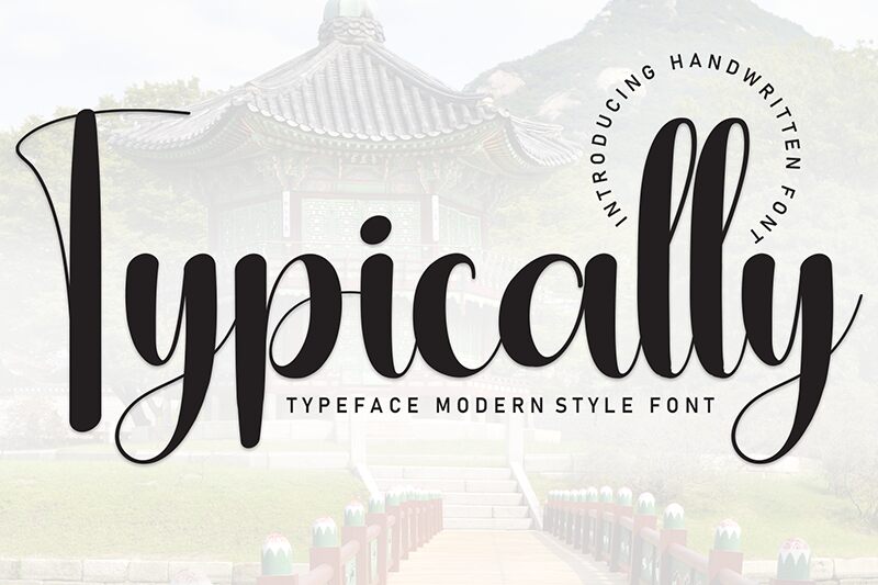 Typically Schriftart