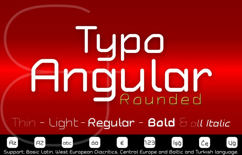 Typo Angular Carattere