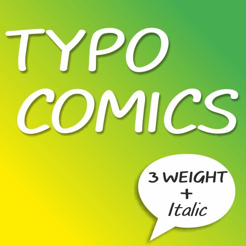 TYPO COMICS Schriftart
