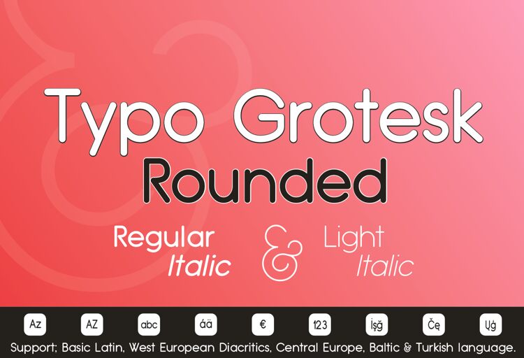 Typo Grotesk Schriftart