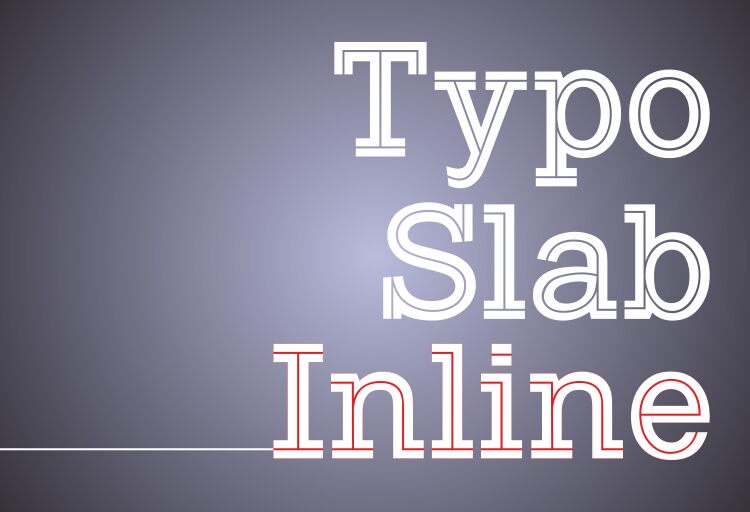 Typo slab inline font deals download