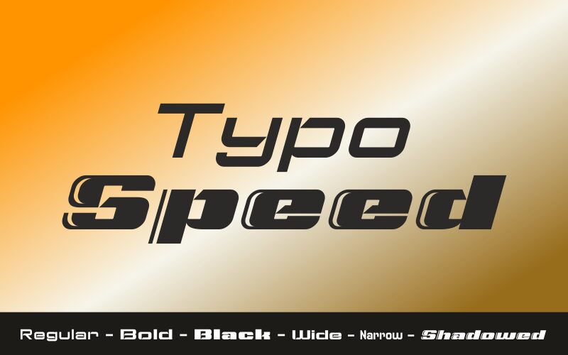 Typo Speed Carattere