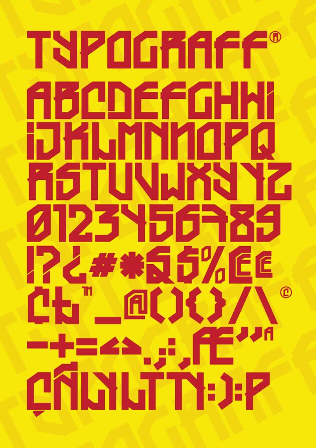 Typograff Schriftart