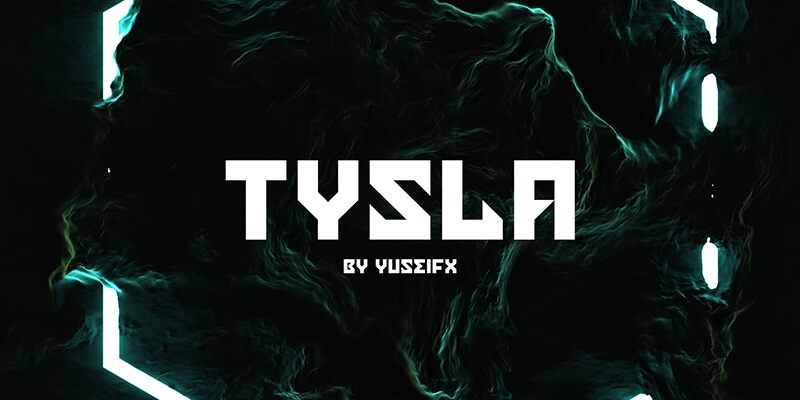 Tysla Schriftart