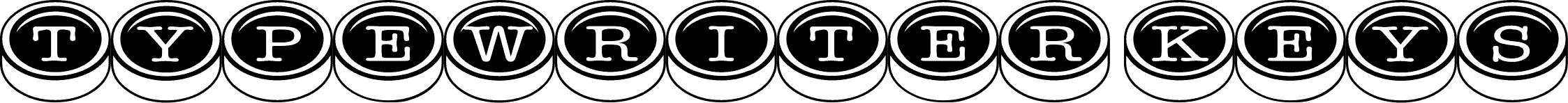 TypewriterKeys font