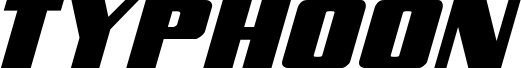 Ukážka písma Typhoon Semi-Italic