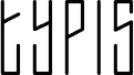 Preview of the Typis-Sans-Demo font