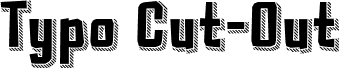 Typo Cut-Out Striped Demo