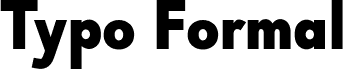 Typo Formal Demo Bold