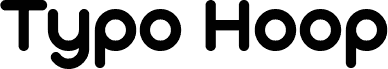 Typo Hoop Demo Bold