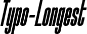 Typo-Longest Demo Bold Italic
