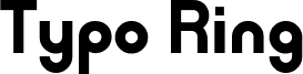 Typo Ring Demo Bold